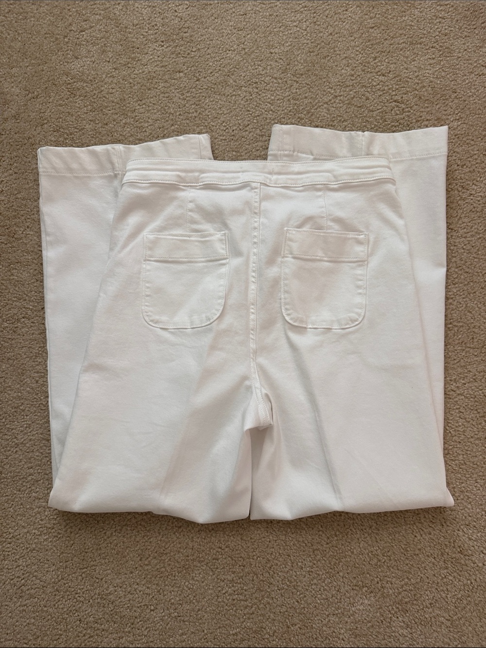 LC Lauren Conrad White Wide-Leg Jeans